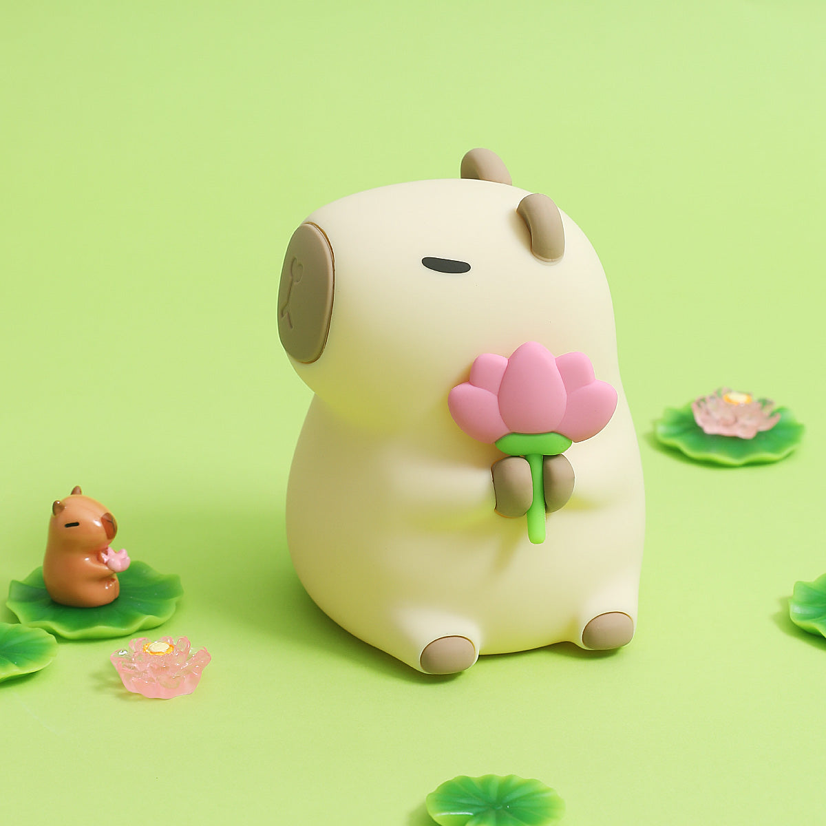 Capybara Squishy Silikon-Nachtlicht – perfektes Geschenk für Kinder und Mädchen