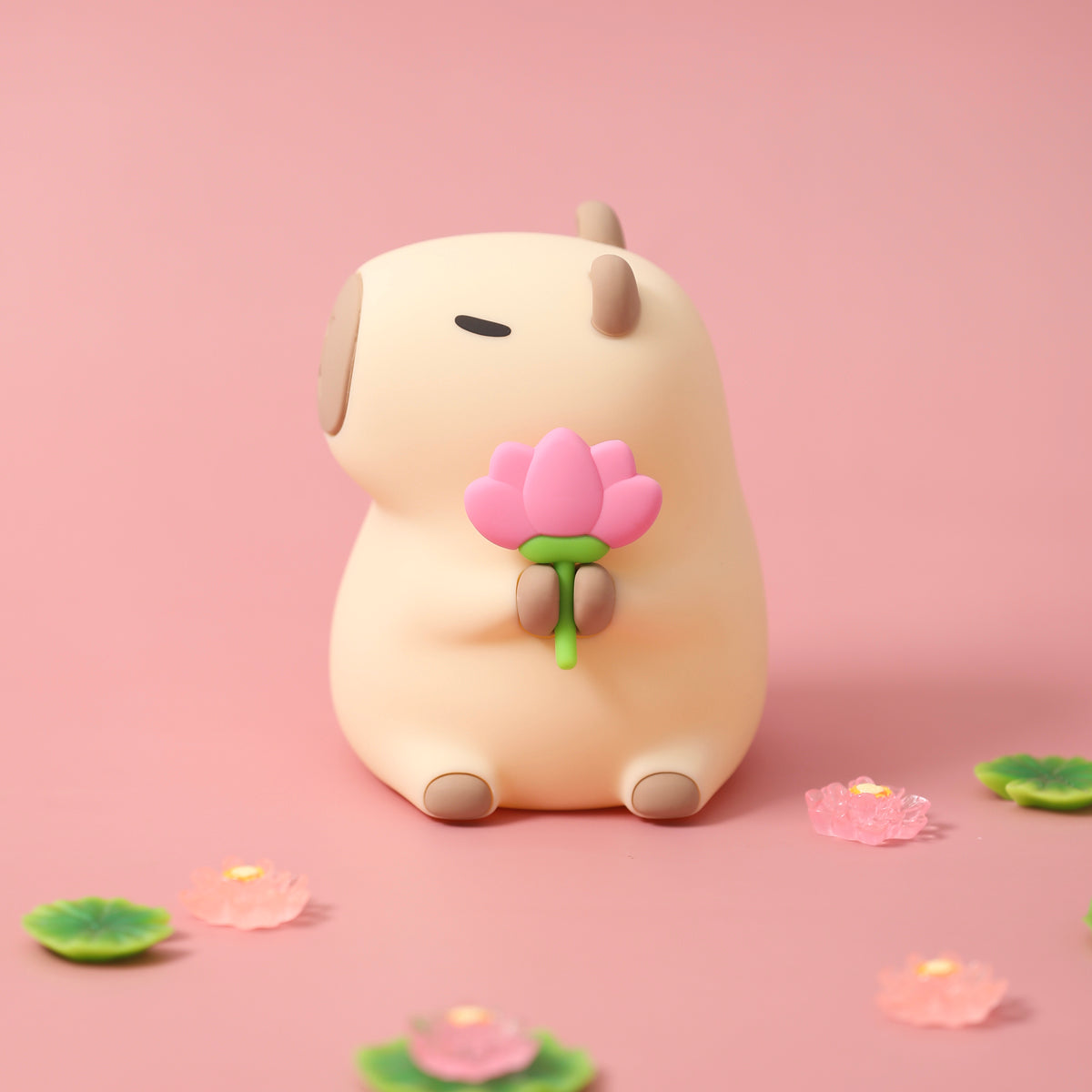 Veilleuse en silicone squishy Capybara - Cadeau idéal pour les enfants et les filles