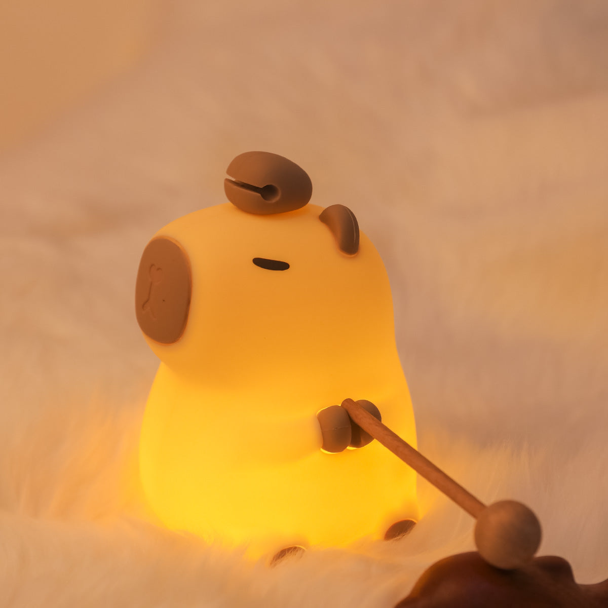 Capybara Squishy Silicone Night Light - Perfect Gift for Kids and Girls