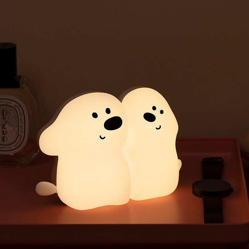 Hug Puppy LED Night Light - Perfect Gift for Kids and Girls