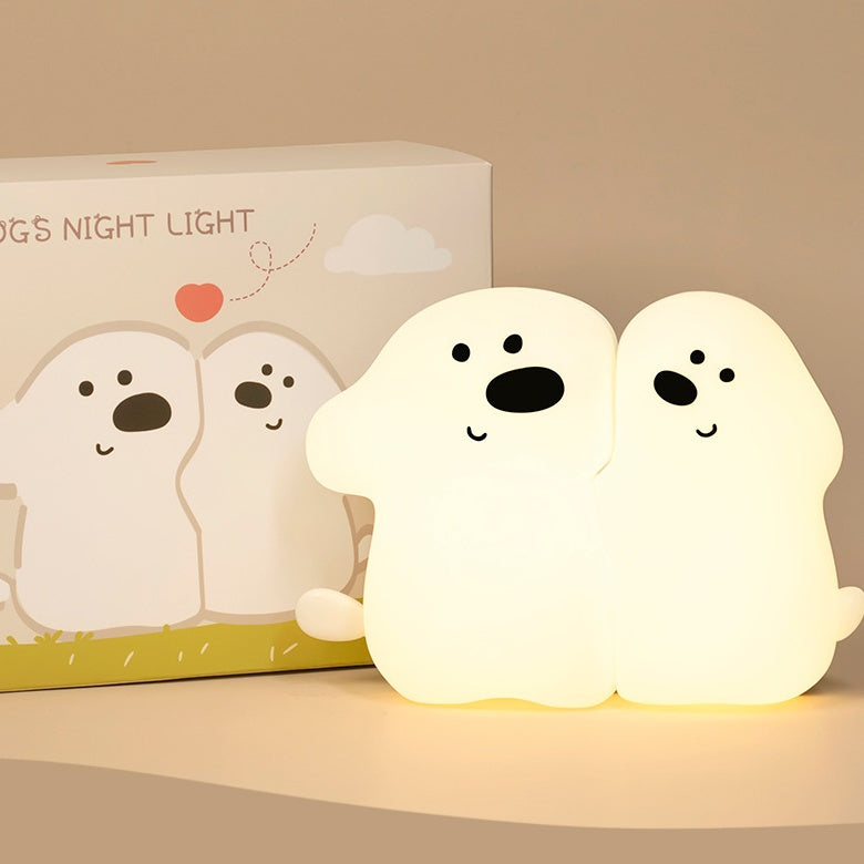 Veilleuse LED Hug Puppy - Cadeau idéal pour les enfants et les filles