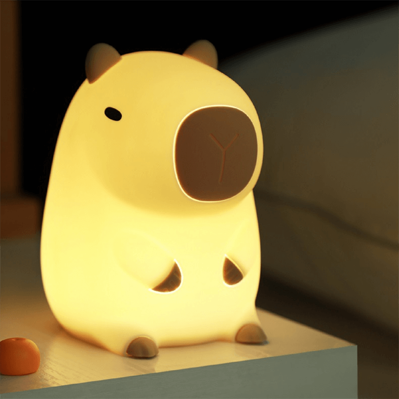 Capybara Squishy Night Light - Perfect Gift 🎁