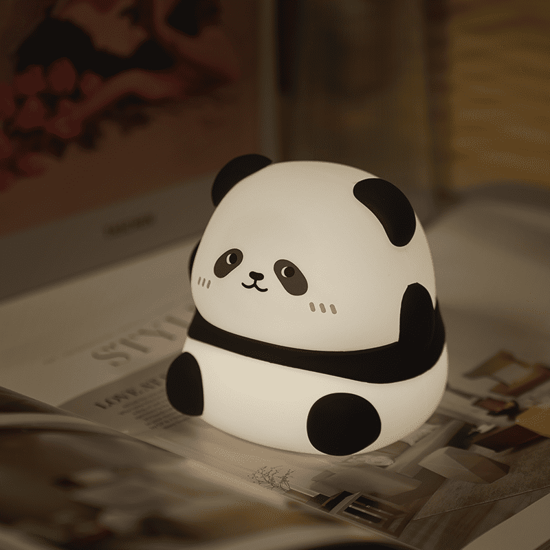 Squishy Silikon Kawaii Panda LED Nachtlicht - Perfekte Geschenke