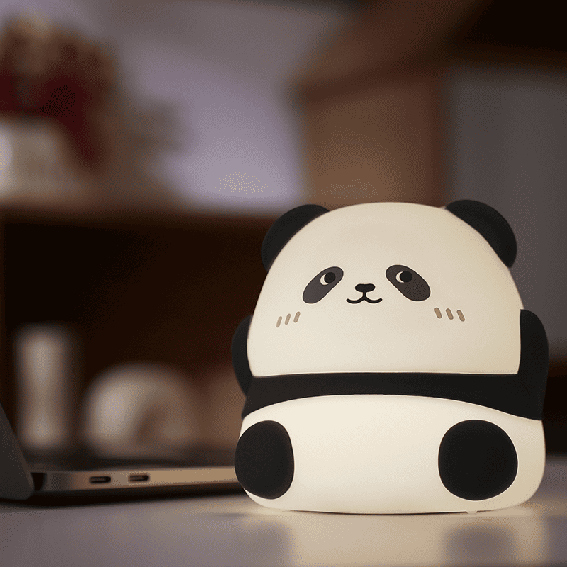 Squishy Silikon Kawaii Panda LED Nachtlicht - Perfekte Geschenke