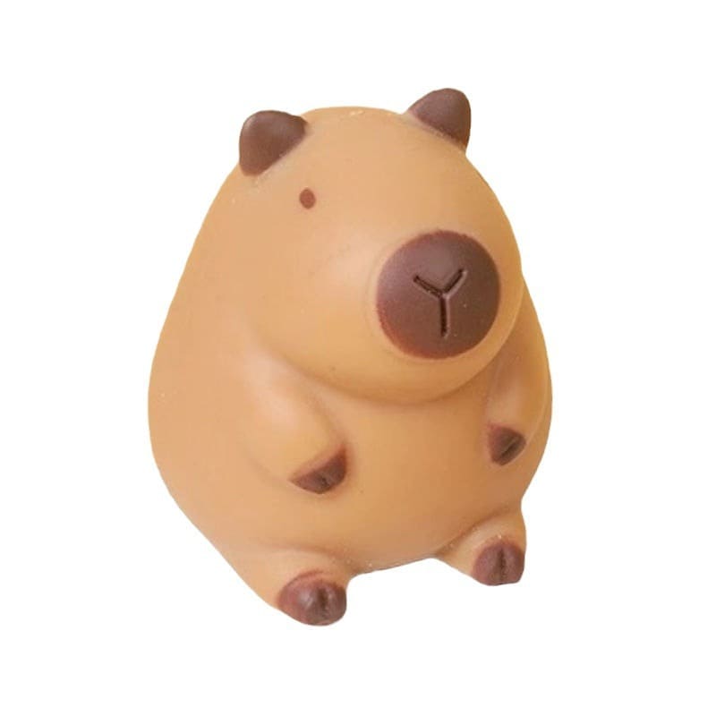 Poupée Capybara mignonne, jouet anti-stress à rebond lent, jouet en plastique souple