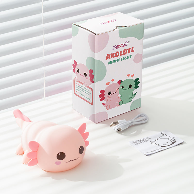 Weihnachtsverkauf Exklusives Axolotl-Geschenkset mit Squish-Nachtlicht – das perfekte Geschenk