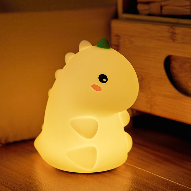 Squishy Silikon-Dinosaurier-LED-Nachtlicht – perfektes Geschenk für Kinder und Mädchen