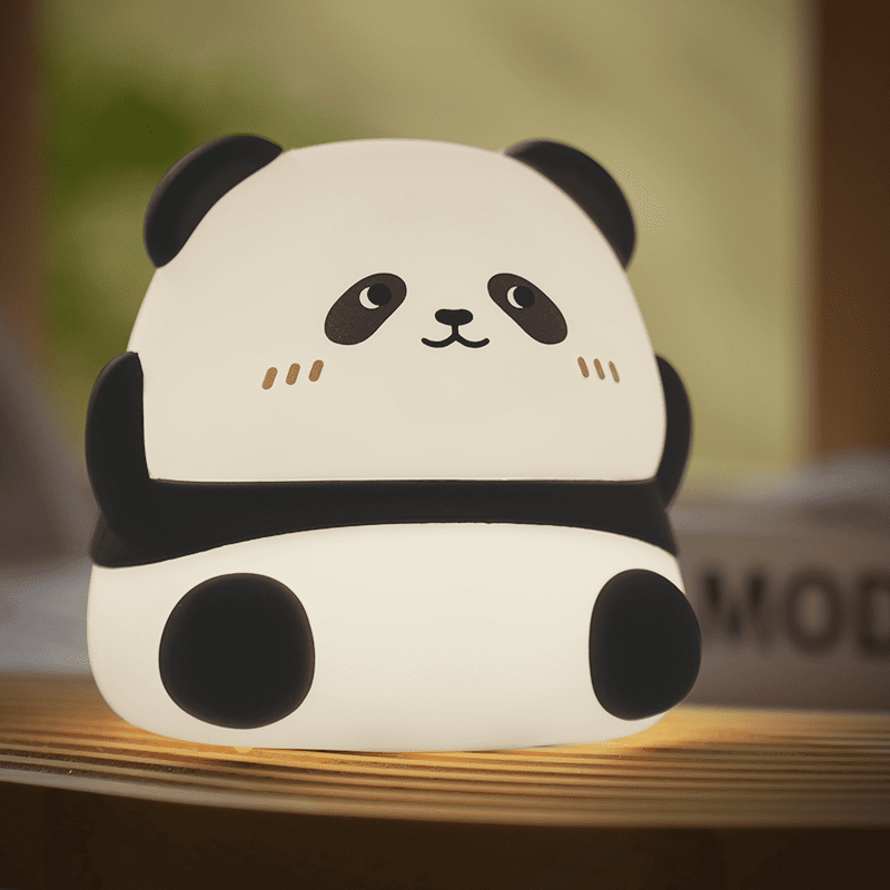 Squishy Silikon Kawaii Panda LED Nachtlicht - Perfekte Geschenke