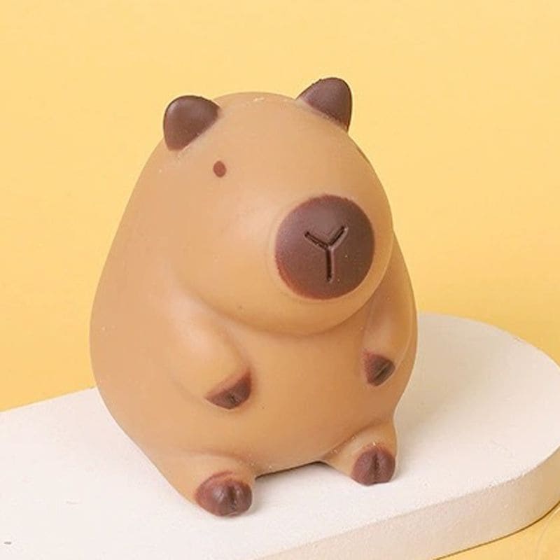 Poupée Capybara mignonne, jouet anti-stress à rebond lent, jouet en plastique souple