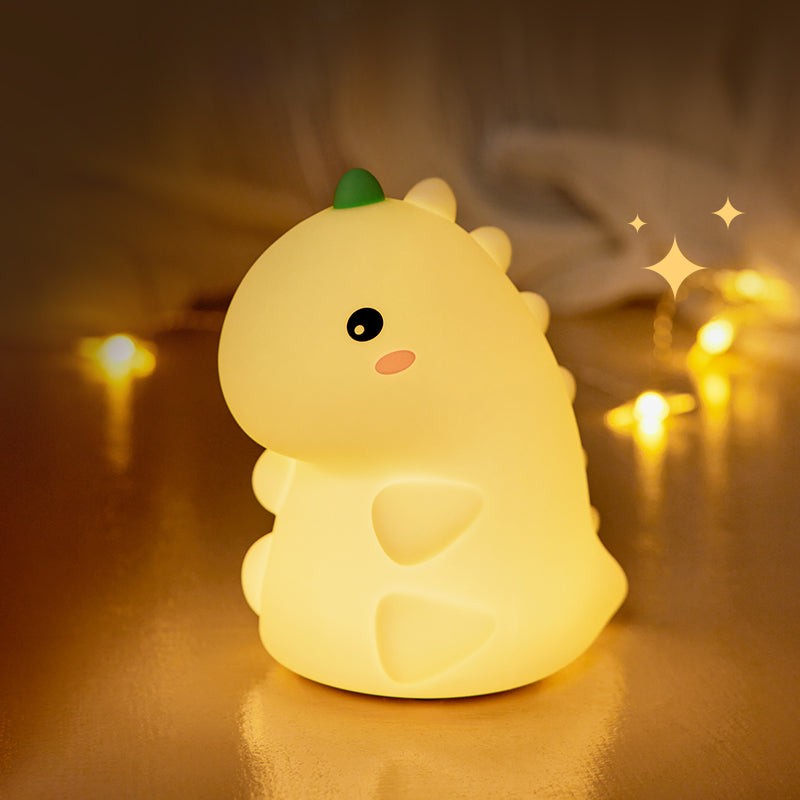 Squishy Silikon-Dinosaurier-LED-Nachtlicht – perfektes Geschenk für Kinder und Mädchen