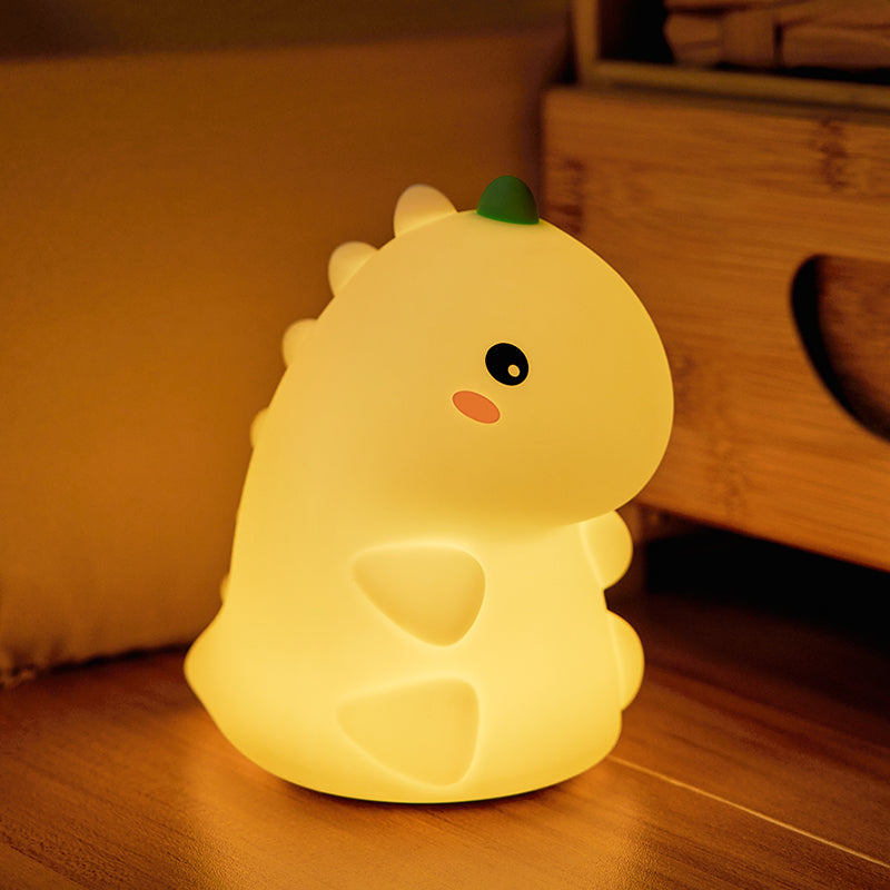 Squishy Silikon-Dinosaurier-LED-Nachtlicht – perfektes Geschenk für Kinder und Mädchen