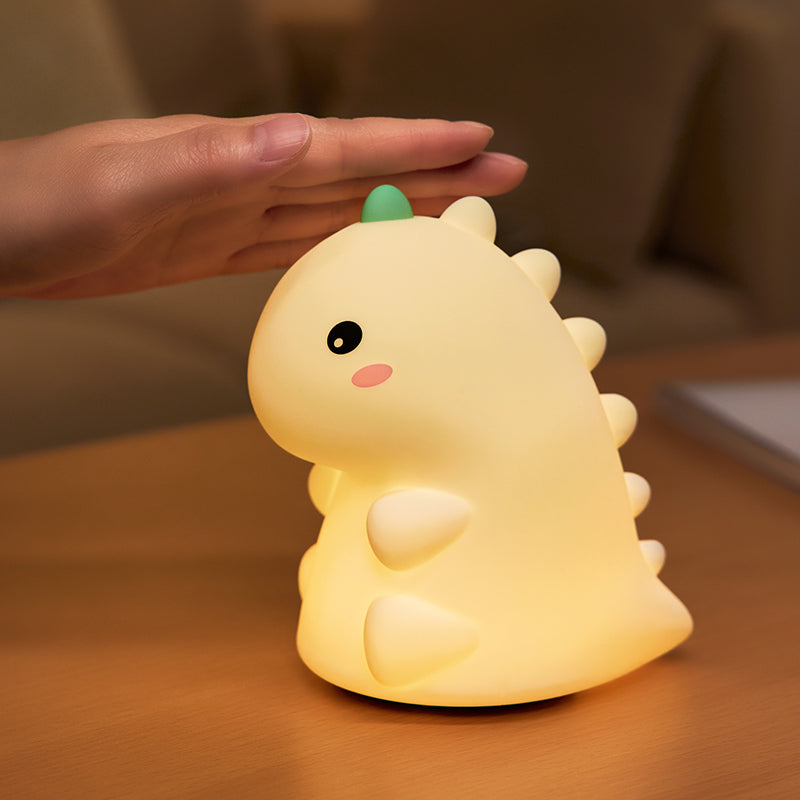 Squishy Silikon-Dinosaurier-LED-Nachtlicht – perfektes Geschenk für Kinder und Mädchen