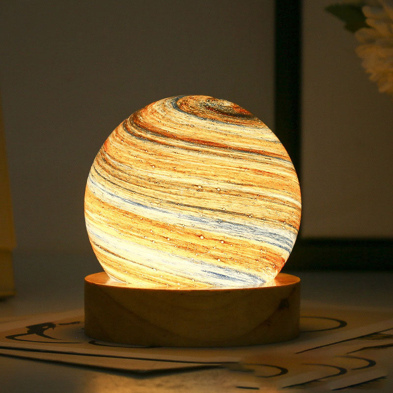 🌌 Lampe Planète Enchantée – Un Univers de Couleurs et de Rêves