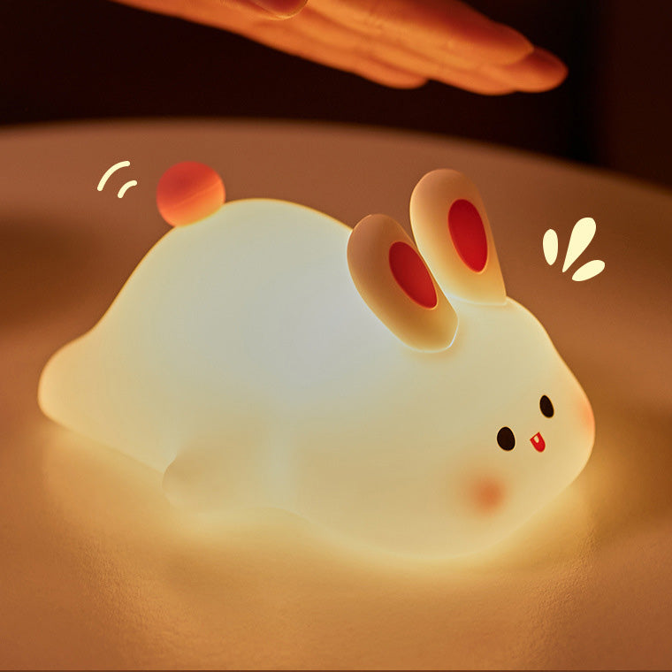 Lampe veilleuse LED en forme de lapin mignon