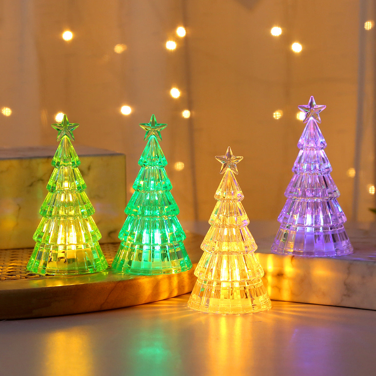 Vente de Noël Décoration lumineuse pour sapin de Noël Veilleuse LED