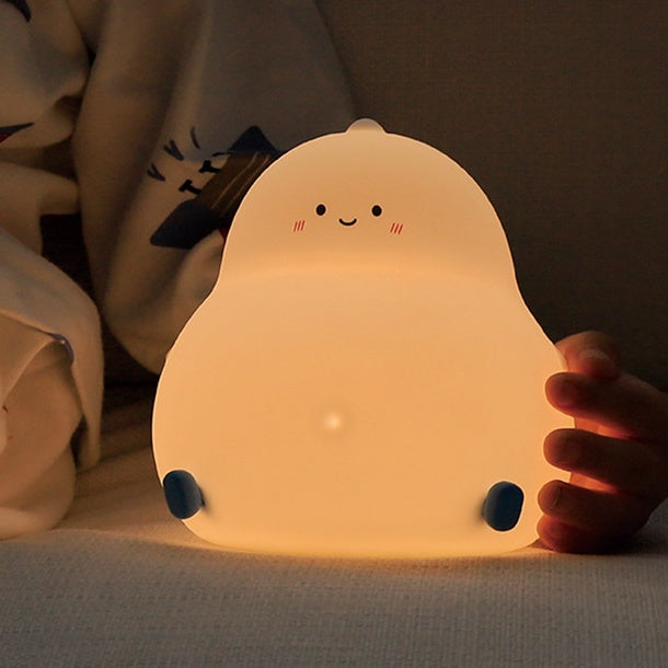 Veilleuse LED en silicone en forme de dragon mignon et moelleux - Cadeau idéal pour les enfants et les filles