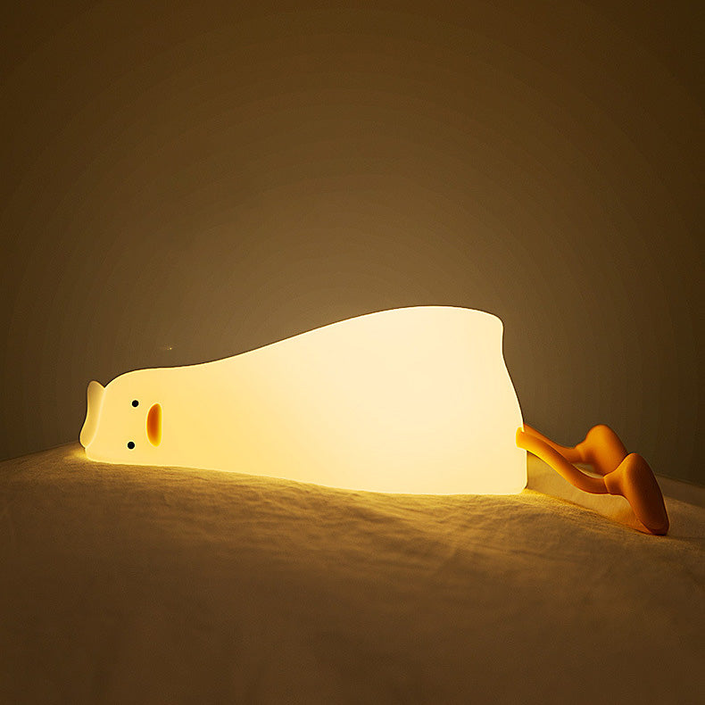 Lampe LED Lazy Duck Night Tap - Cadeau idéal