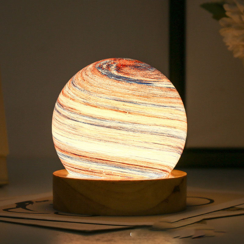 🌌 Lampe Planète Enchantée – Un Univers de Couleurs et de Rêves