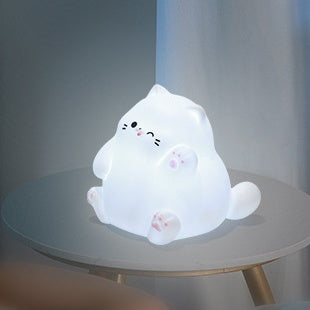 Squishy Winkekatze LED-Nachtlicht aus Silikon – perfektes Geschenk für Kinder und Mädchen