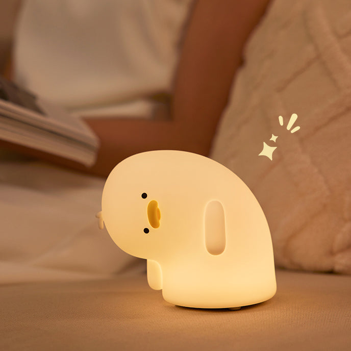 Duck Crooked Neck Funny Cute Tap Tap LED Night Lamp