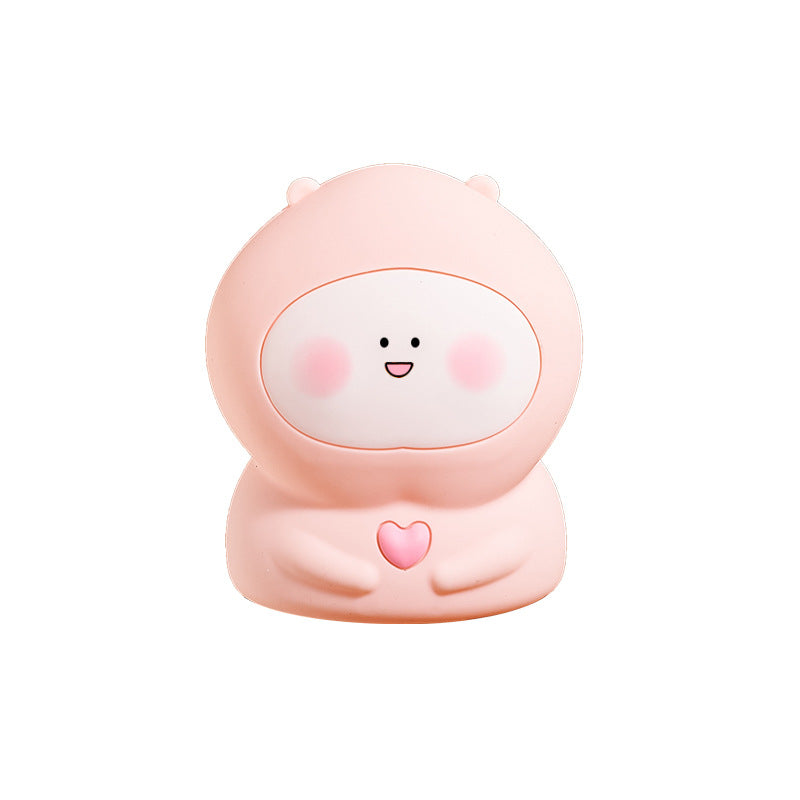 Lampe veilleuse LED en silicone souple et mignonne pour enfants - Cadeau idéal pour les enfants et les filles