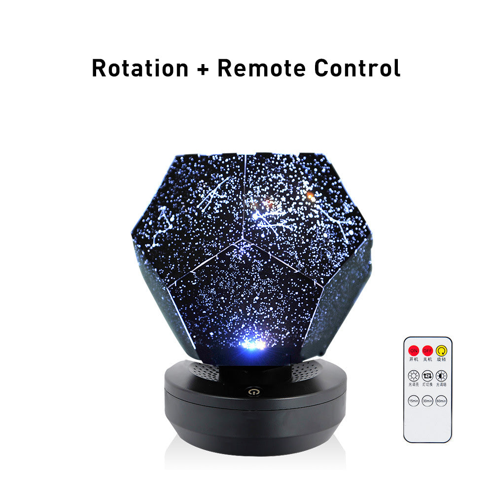 Lampe de projection de ciel étoilé LED Bluetooth atmosphère cosmique cadeau veilleuse