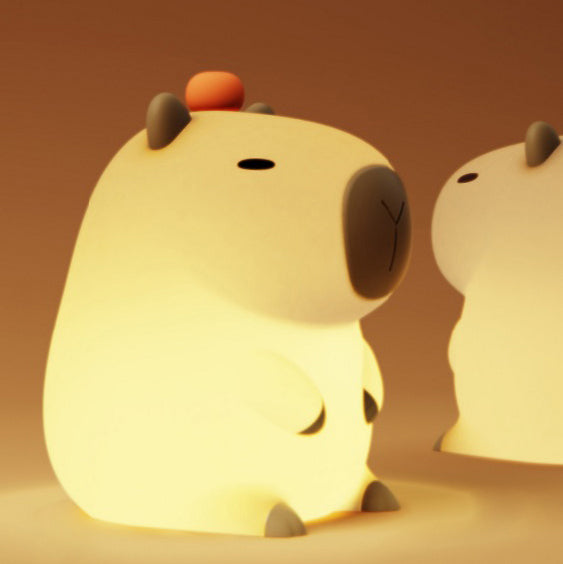 Capybara Squishy Night Light - Perfect Gift 🎁