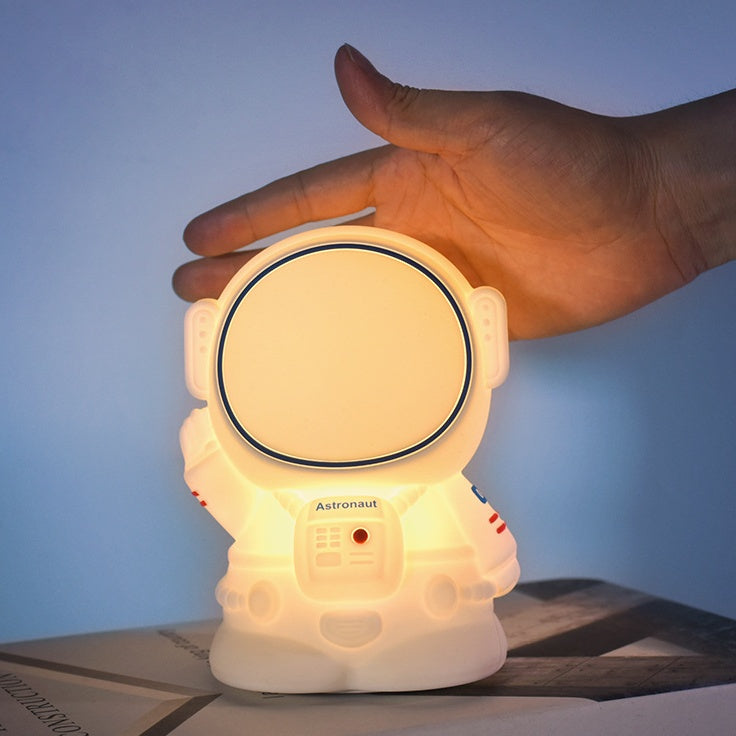 Squishy Salute Astronaut Silicone LED Night Light – The Perfect Gift for Cozy Nights