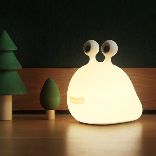 Squishy Silicone Slug LED Night Light - Perfect Gift for Kids and Girls