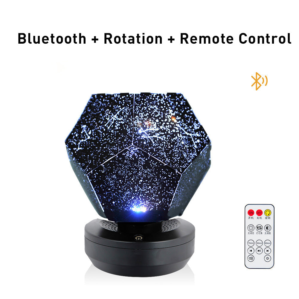 Starry Sky Projection Lamp Led Bluetooth Cosmic Atmosphere Gift Night Light