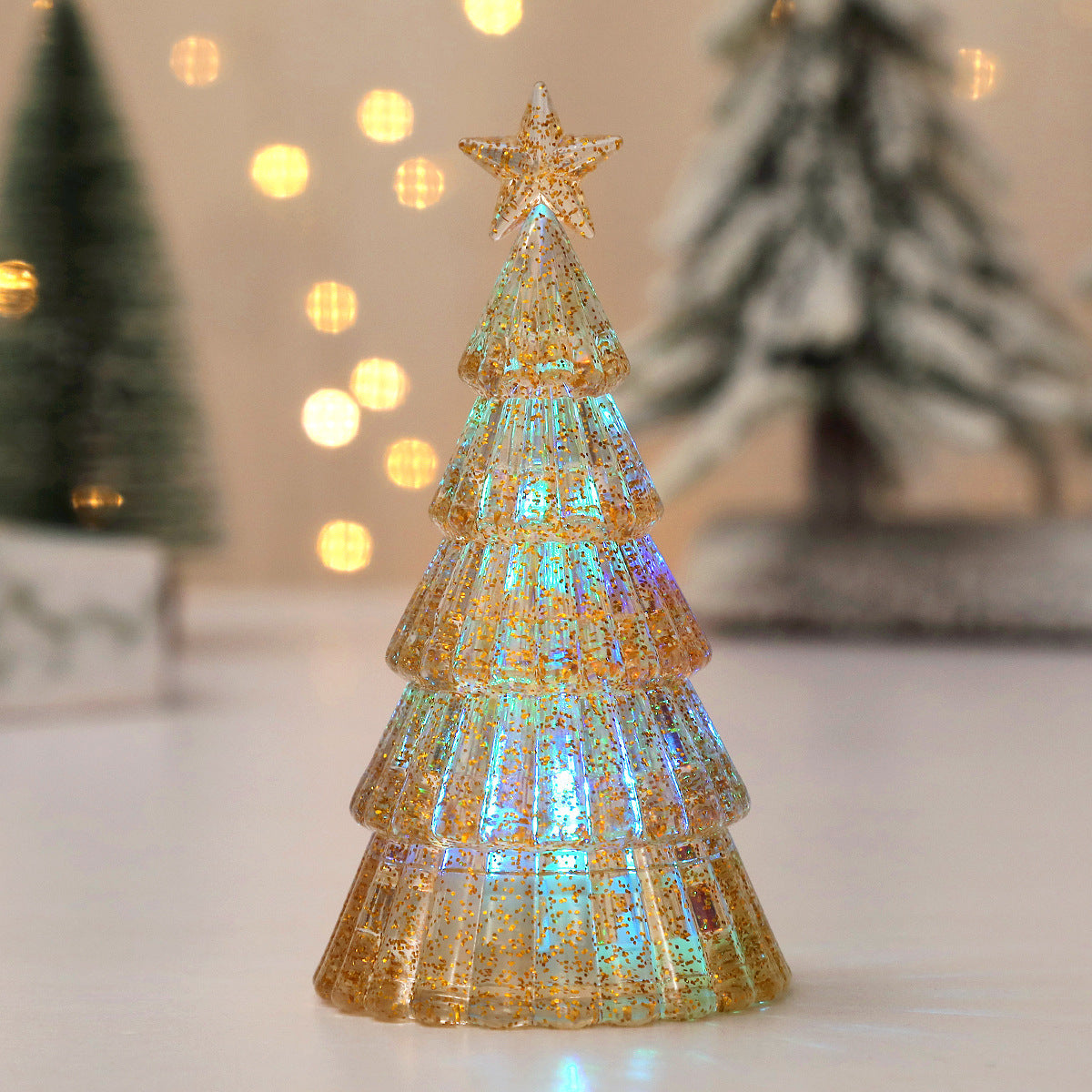 Vente de Noël Décoration lumineuse pour sapin de Noël Veilleuse LED