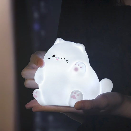 Squishy Winkekatze LED-Nachtlicht aus Silikon – perfektes Geschenk für Kinder und Mädchen