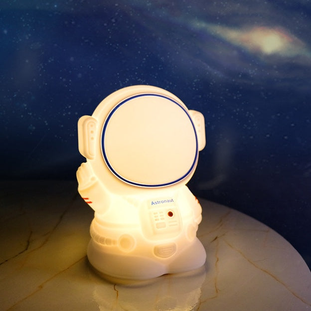 Squishy Salute Astronaut Silicone LED Night Light – The Perfect Gift for Cozy Nights