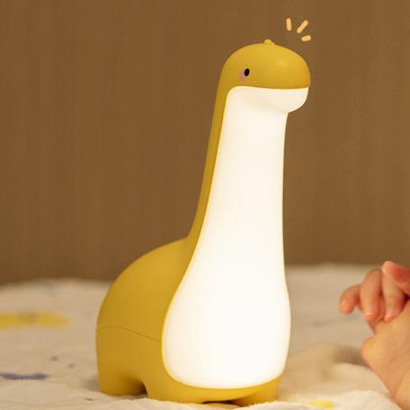 Squishy Silicone Long Neck Dinosaur LED Night Light - Perfect Gift for Kids and Girls