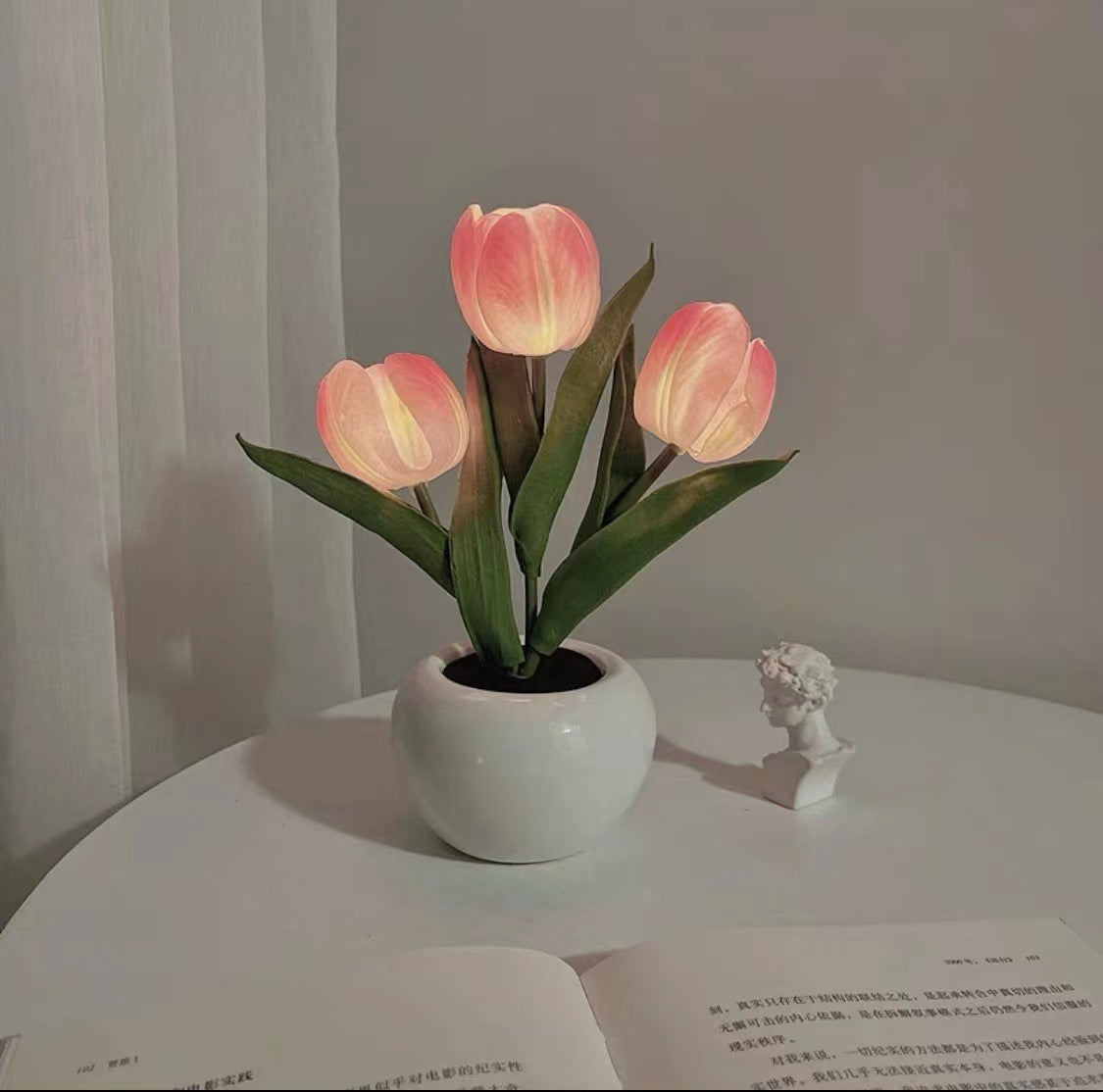 LED-Nachtlicht in Tulpenform, perfektes Geschenk für Kinder und Mädchen 