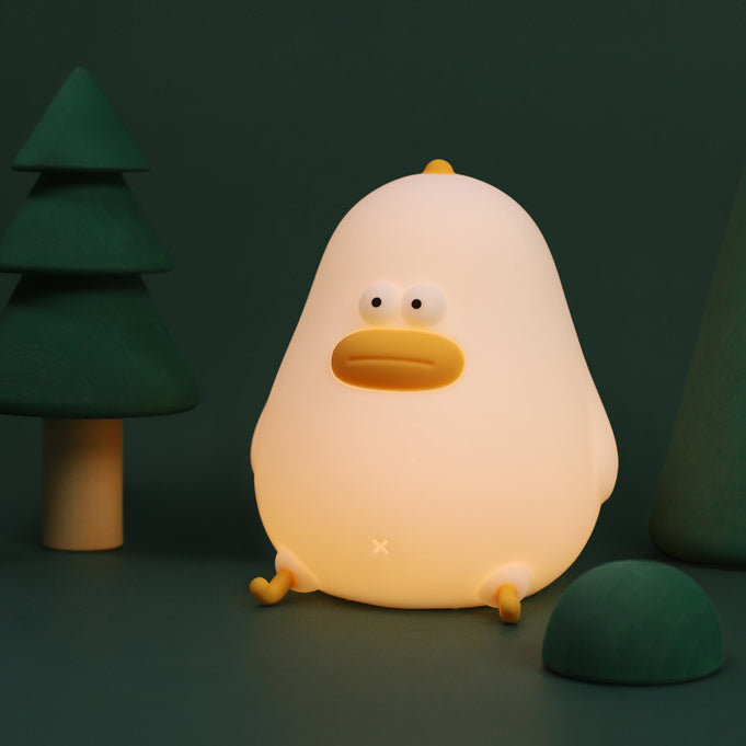 Süße Ente LED Squishy Nachtlicht für Geschenk USB wiederaufladbare Ente Lampe