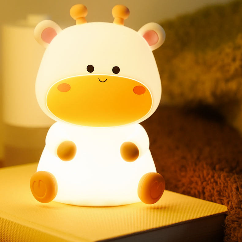 Squishy Silikon-LED-Nachtlicht in Hirschform – perfektes Geschenk für Kinder und Mädchen