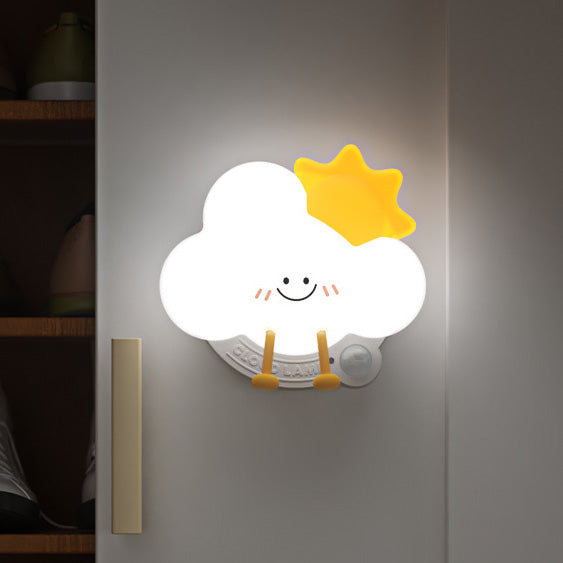 Squishy Silikon Royal Cloud LED-Nachtlicht - perfektes Geschenk für Kinder und Mädchen