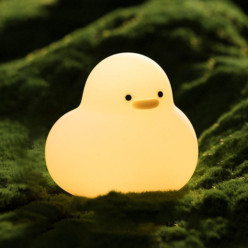 Süße Ente LED Squishy Nachtlicht für Geschenk USB wiederaufladbare Ente Lampe