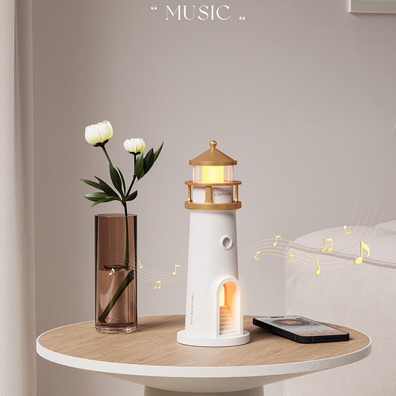 Lampe Bluetooth avec haut-parleur phare, lumière d'ambiance, ombre de lune, meilleur cadeau