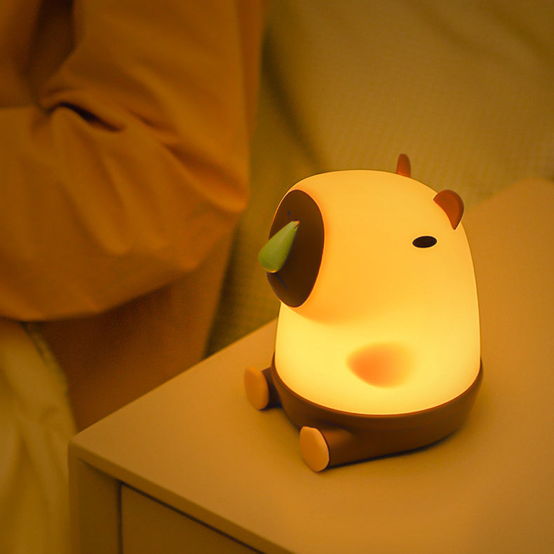 Veilleuse LED Snotty Capybara - Cadeau idéal pour les enfants et les filles