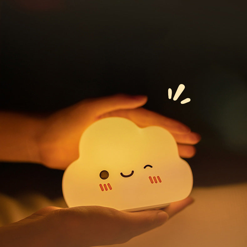 Lächelnde Wolken LED Squishy Nachtlicht Lampe