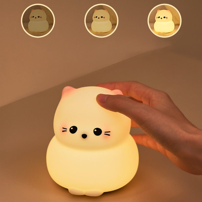 Lampe de nuit à motif de chaton mignon, meilleur cadeau pour bébé et fille