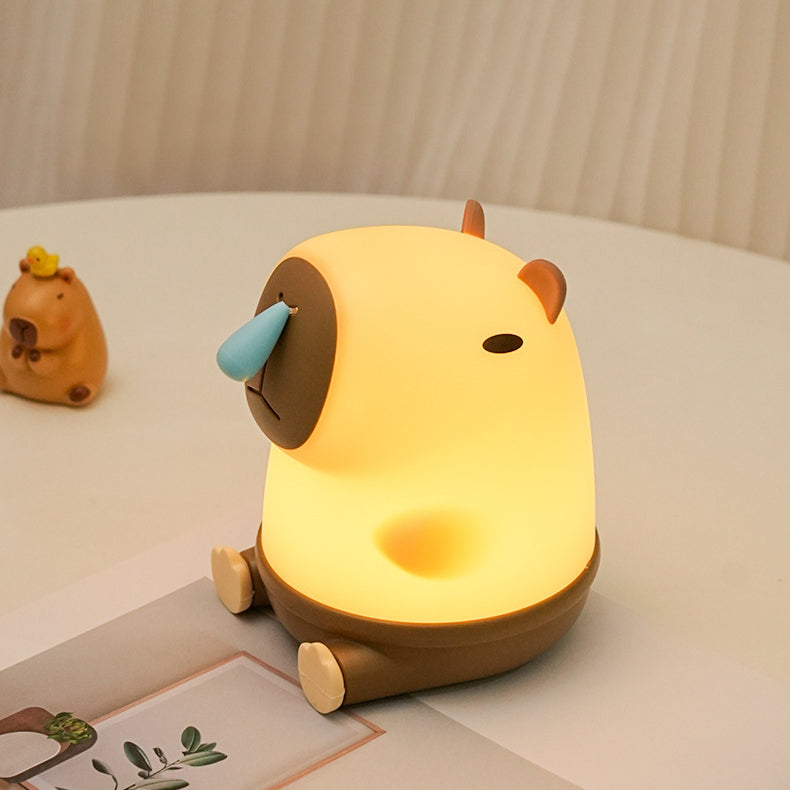 Veilleuse LED Snotty Capybara - Cadeau idéal pour les enfants et les filles