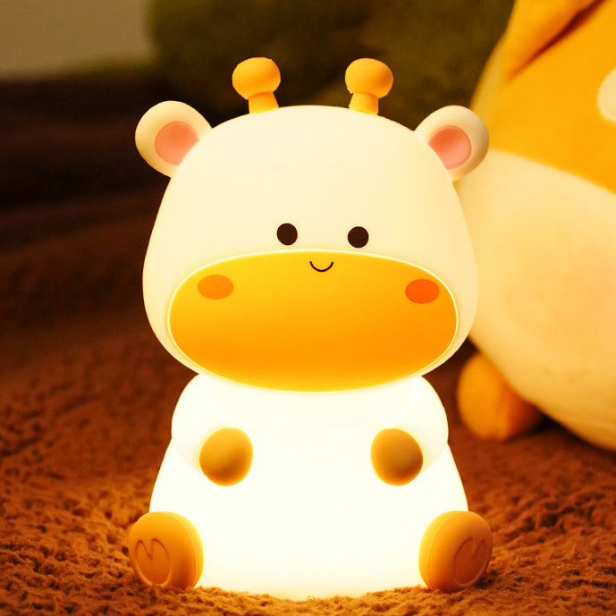 Squishy Silikon-LED-Nachtlicht in Hirschform – perfektes Geschenk für Kinder und Mädchen