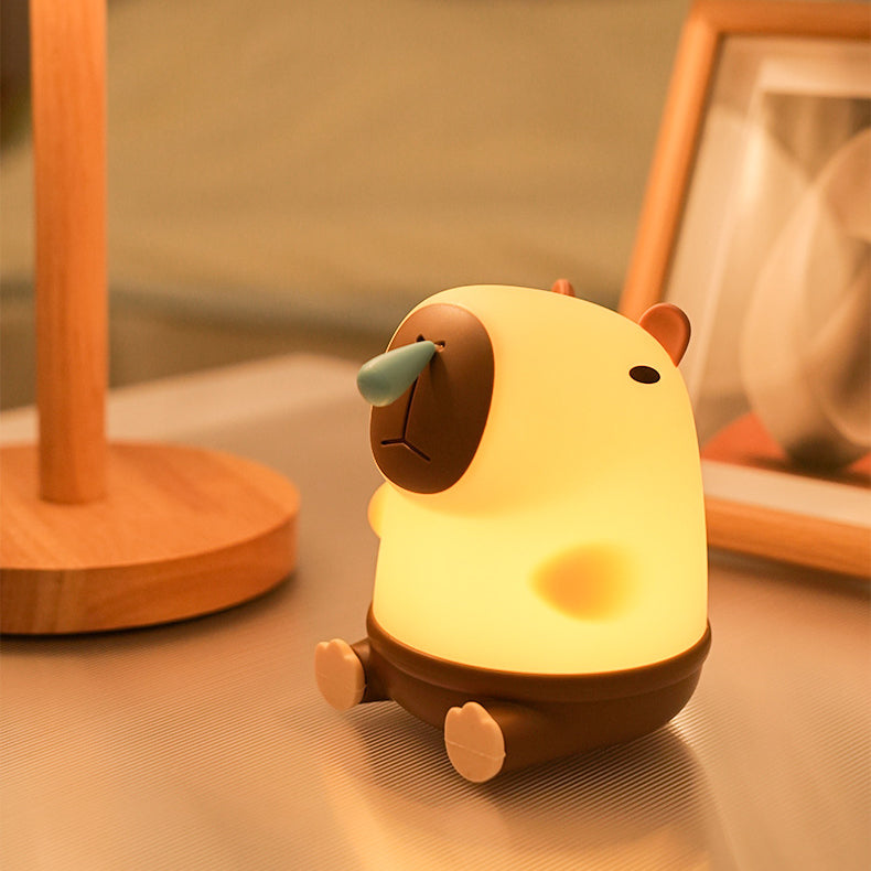 Veilleuse LED Snotty Capybara - Cadeau idéal pour les enfants et les filles