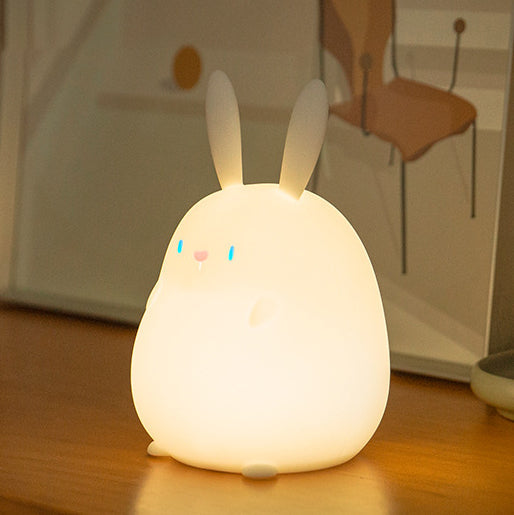 Lampe de nuit LED Rabbit Tap Tap Meilleur cadeau d'anniversaire pour bébé et fille