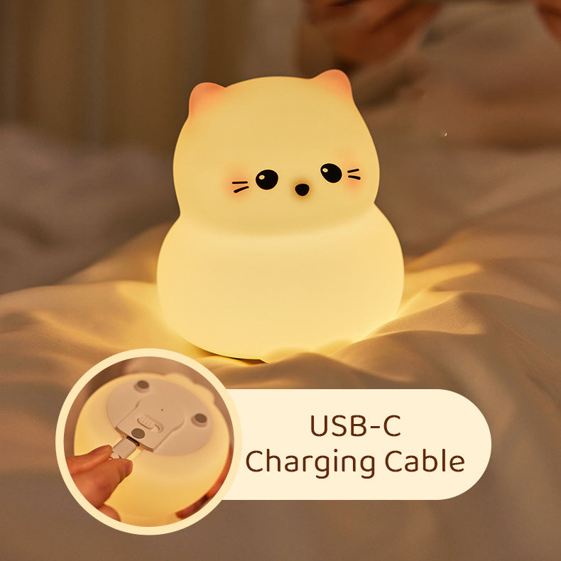 Lampe de nuit à motif de chaton mignon, meilleur cadeau pour bébé et fille