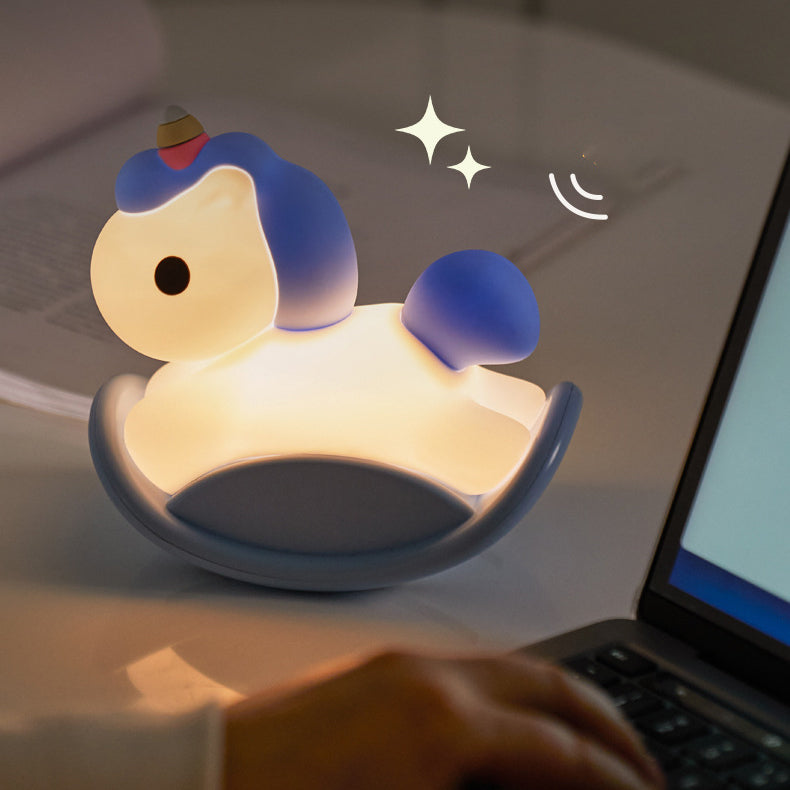 Veilleuse licorne LED Squishy Tap Lamp Meilleur cadeau pour bébé et fille