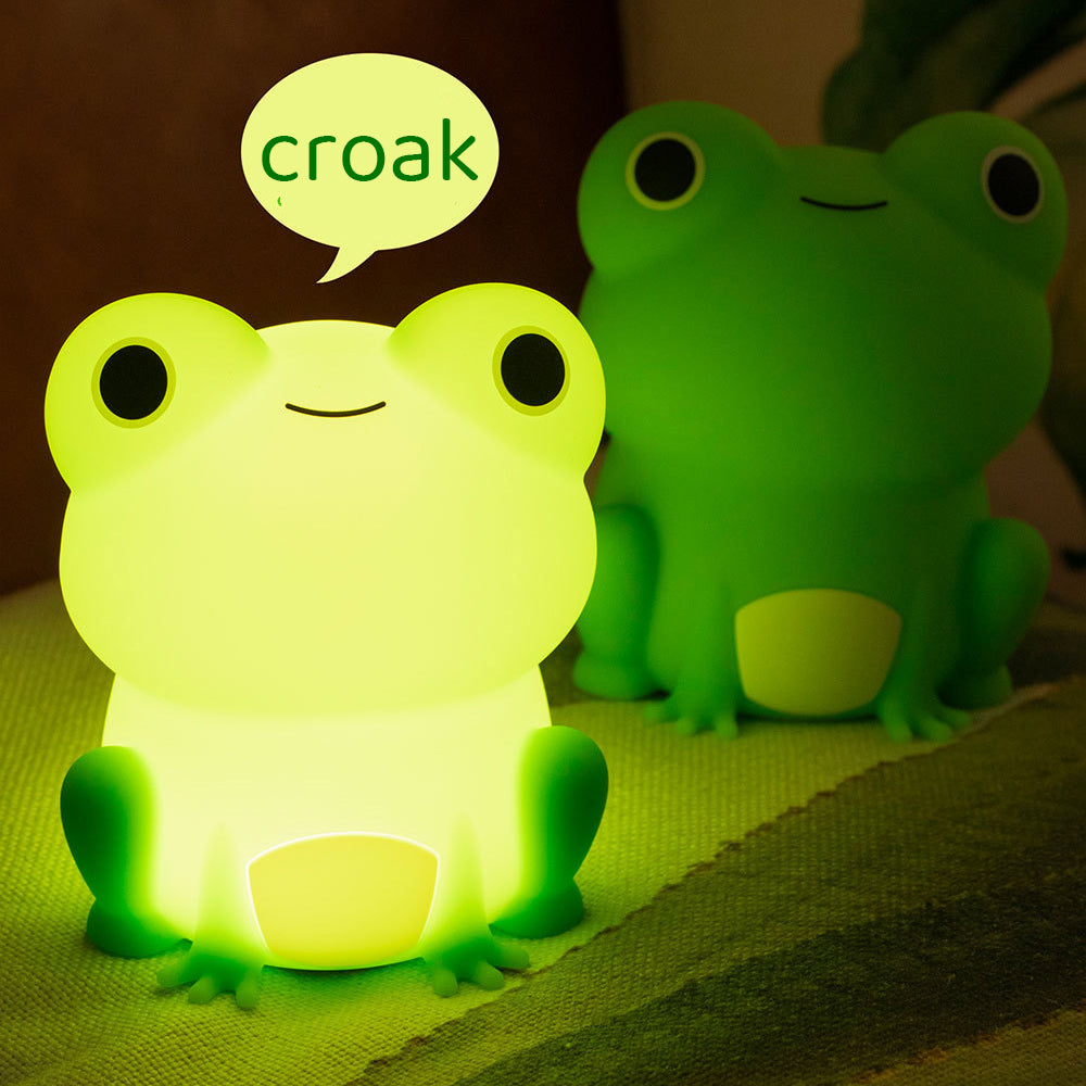 Lampe de nuit LED Tap Tap en forme de grenouille particulière